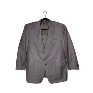 Canali Proposta Men's Pura Lana Woolmark Blazer Italy Wool Sport Coat US 46 Gray